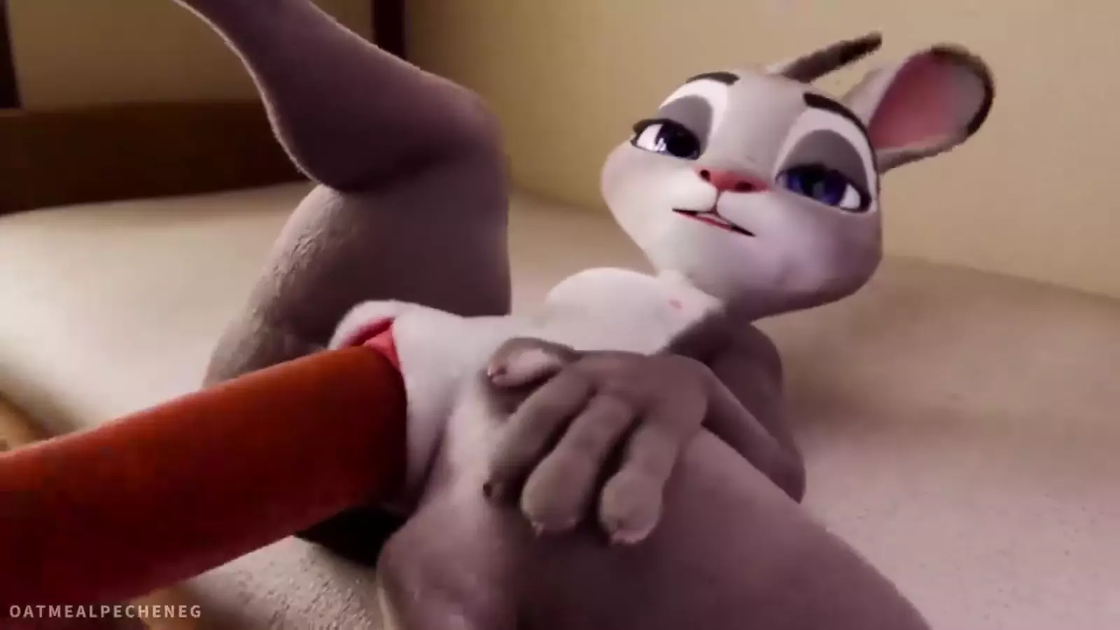 A shaggy character with cum on tomcat their in balls a romantic cum setting